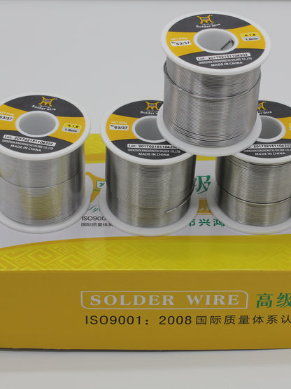 63-37 Tin Lead Rosin Core Solder Wire for Electrical Soldering (0.8mm 100g)